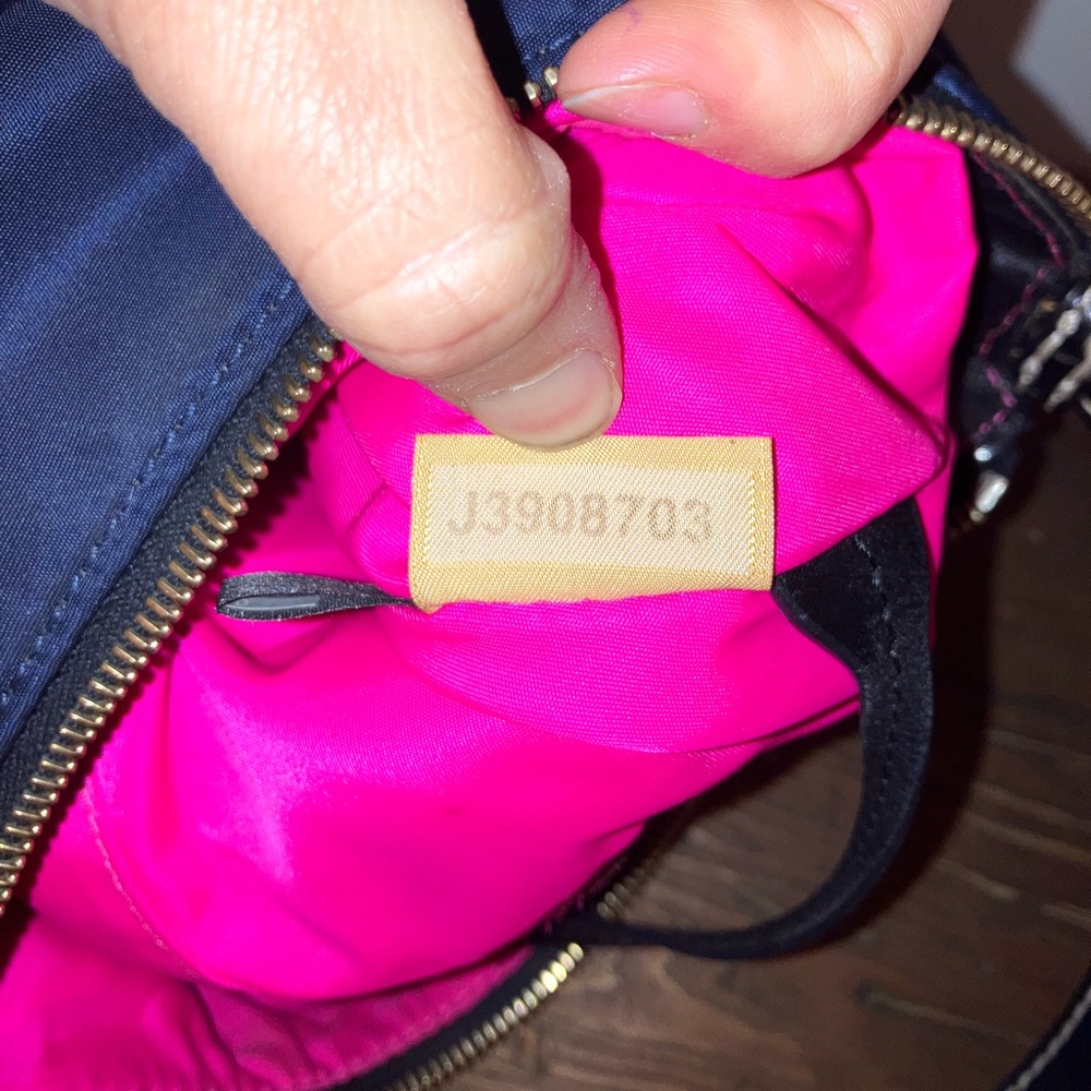 2000s Dooney & Bourke Dillen Hobo Nylon Shoulder Bag - Picture 10 of 10